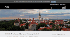 Desktop Screenshot of cebc.eu